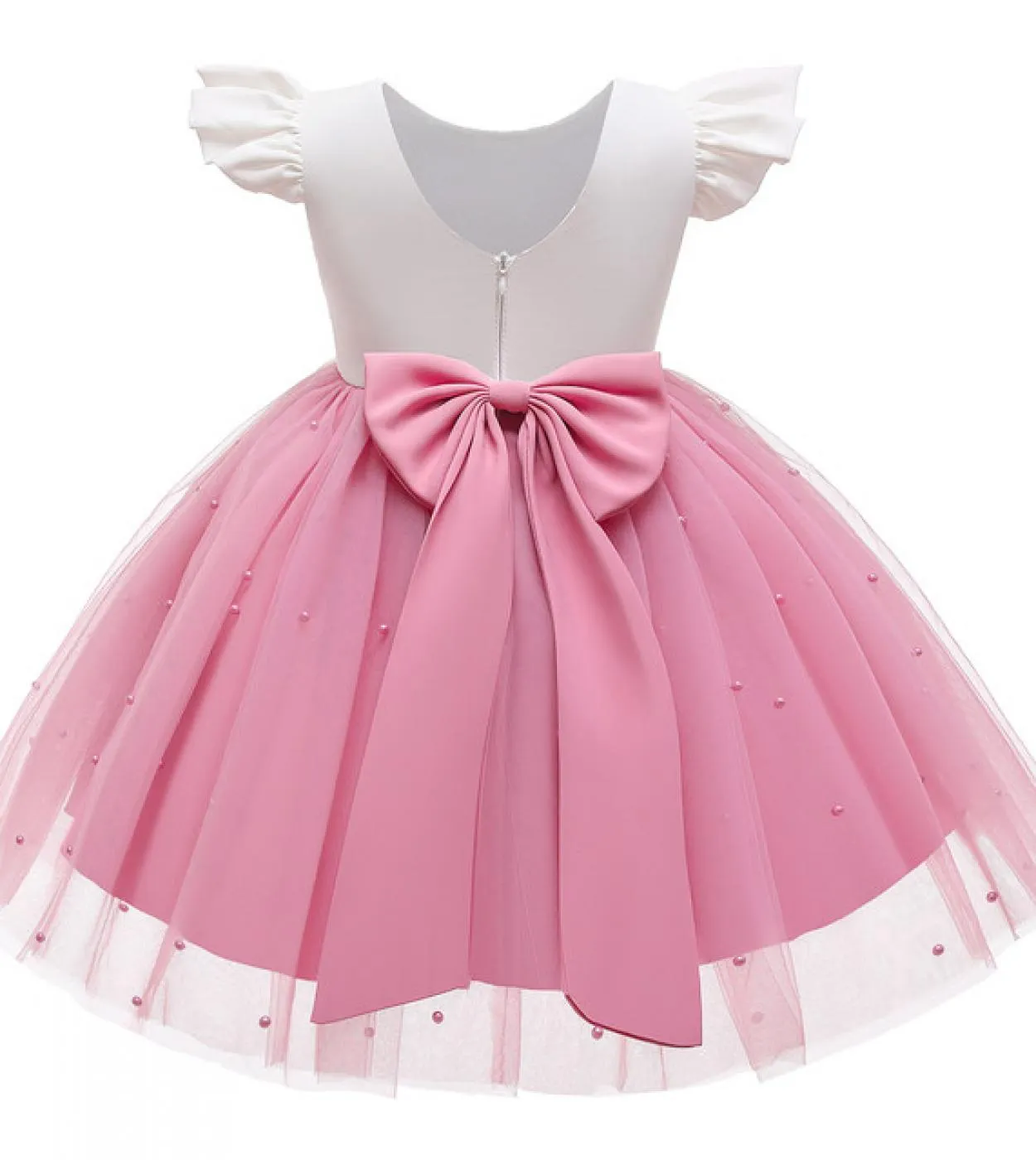 12m Baby Girl Dress Ricamo Pizzo Fiore Tutu Abito Ragazze Un Anno Compleanno Abiti Neonato Capodanno Natale Disfraz C