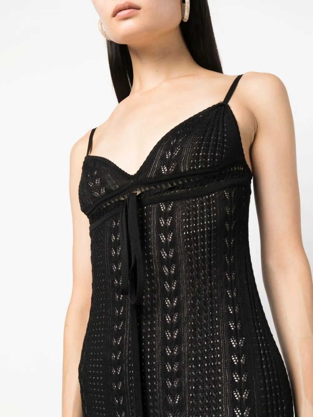 Abito midi a peplo in nero - donna
