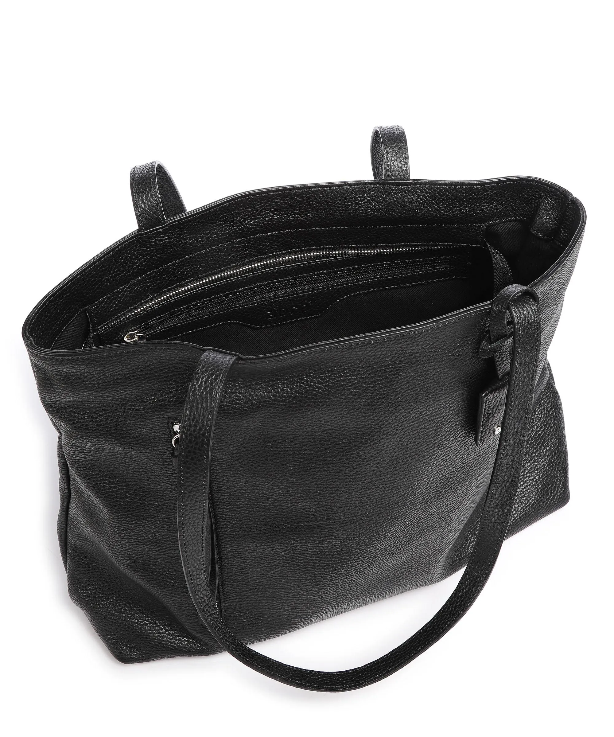  Abro Adria Juna Borsa shopper pelle di vacchetta grana nero  