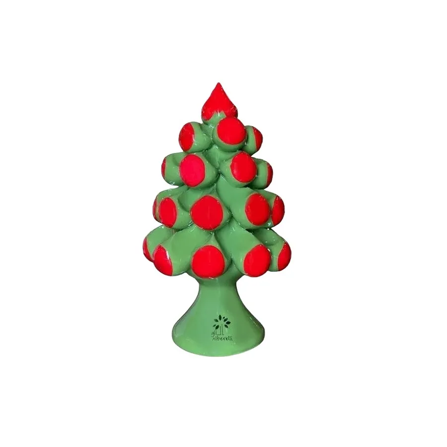 Albero di Natale in Porcellana di Capodimonte Gli Alberelli 12 cm.