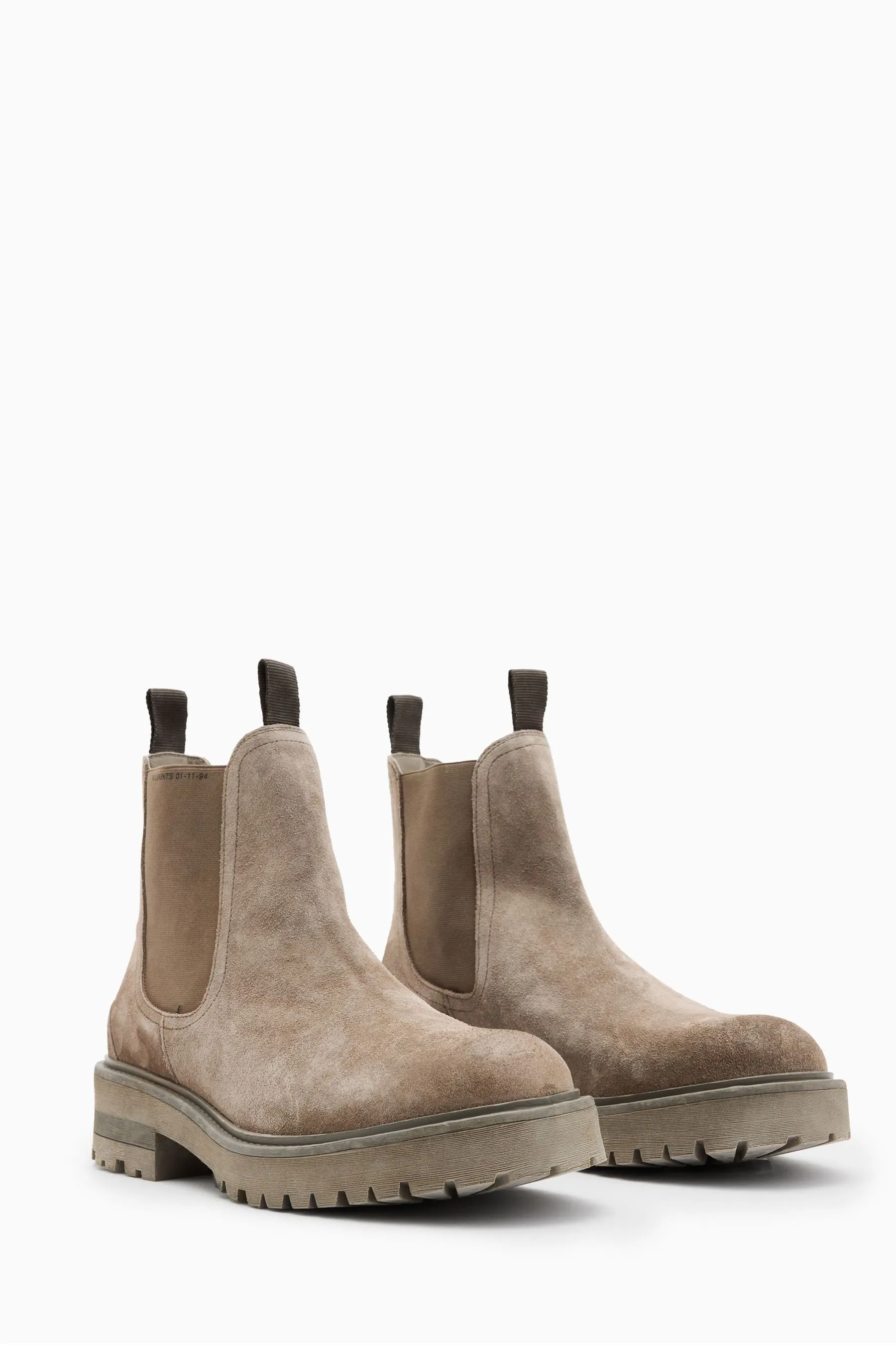 AllSaints - Stivali driver scamosciati