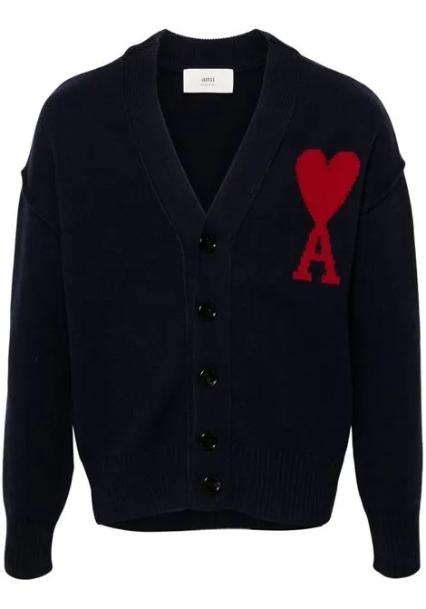 AMI PARIS CARDIGAN AMI DE COEUR