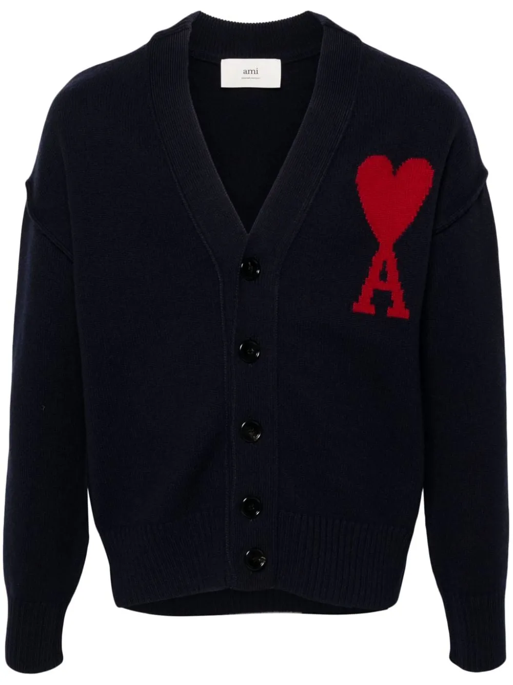 AMI PARIS CARDIGAN AMI DE COEUR
