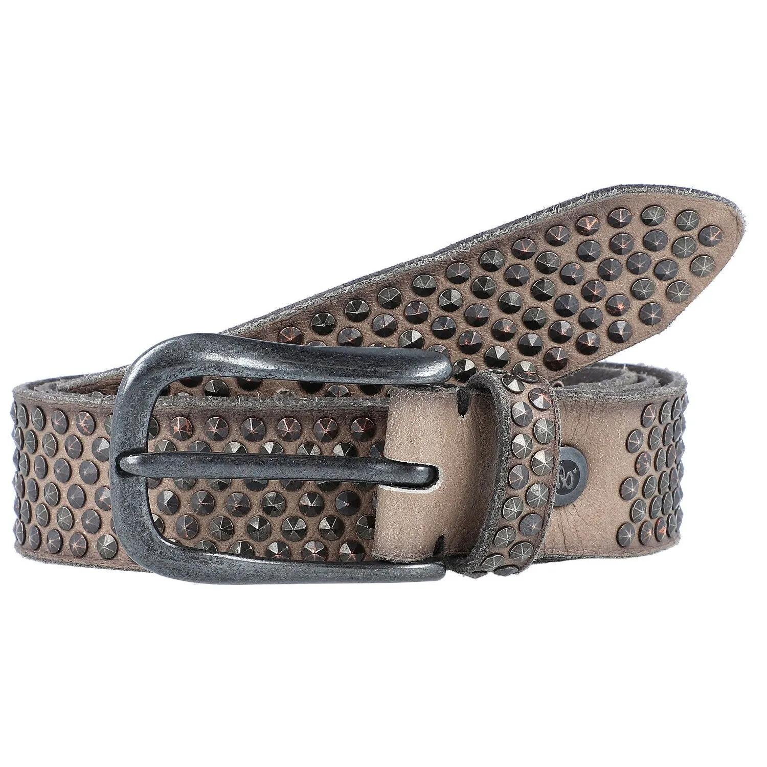 b.belt Cintura con borchie in pelle