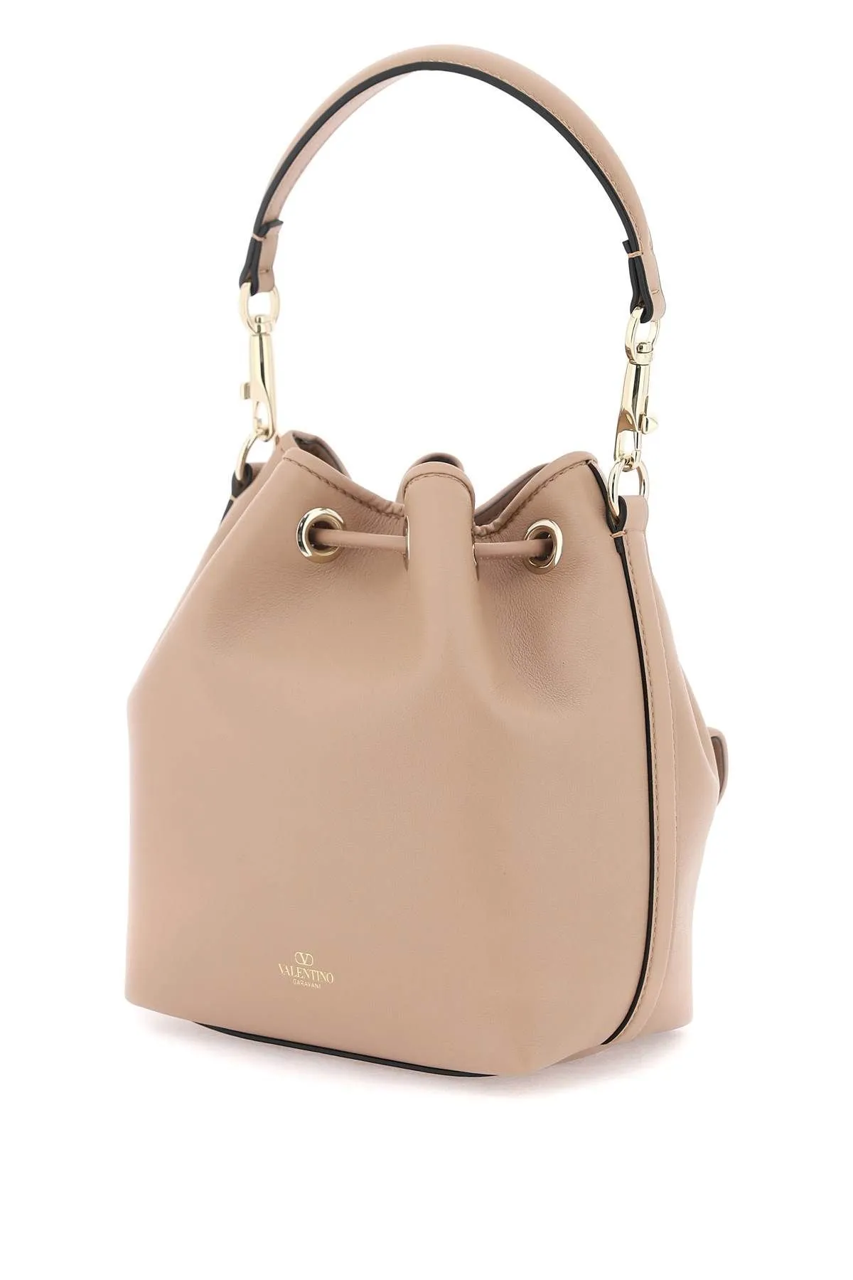 Borsa a secchiello Locò in pelle