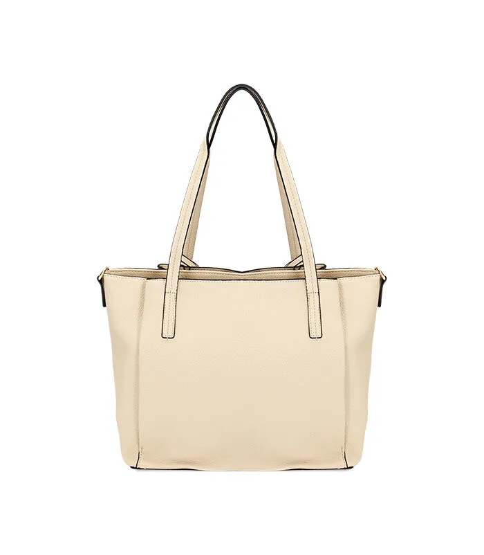 Borsa a spalla beige