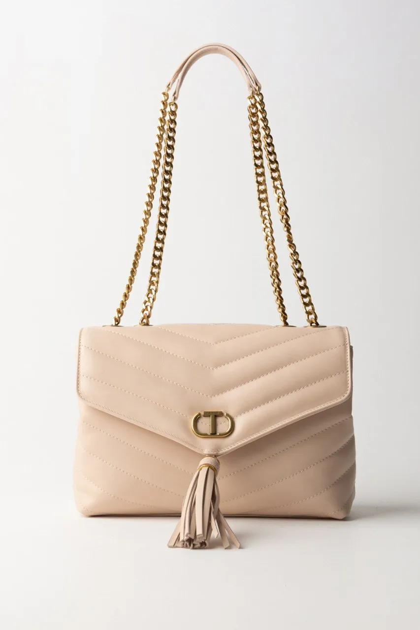 Borsa a tracolla Dreamy in pelle trapuntata CUPCAKE PINK