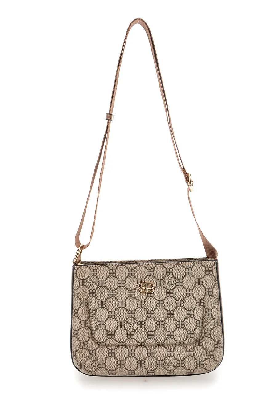 Borsa a Tracolla Kakhi Con Dettagli Oro B Cavalli /1265