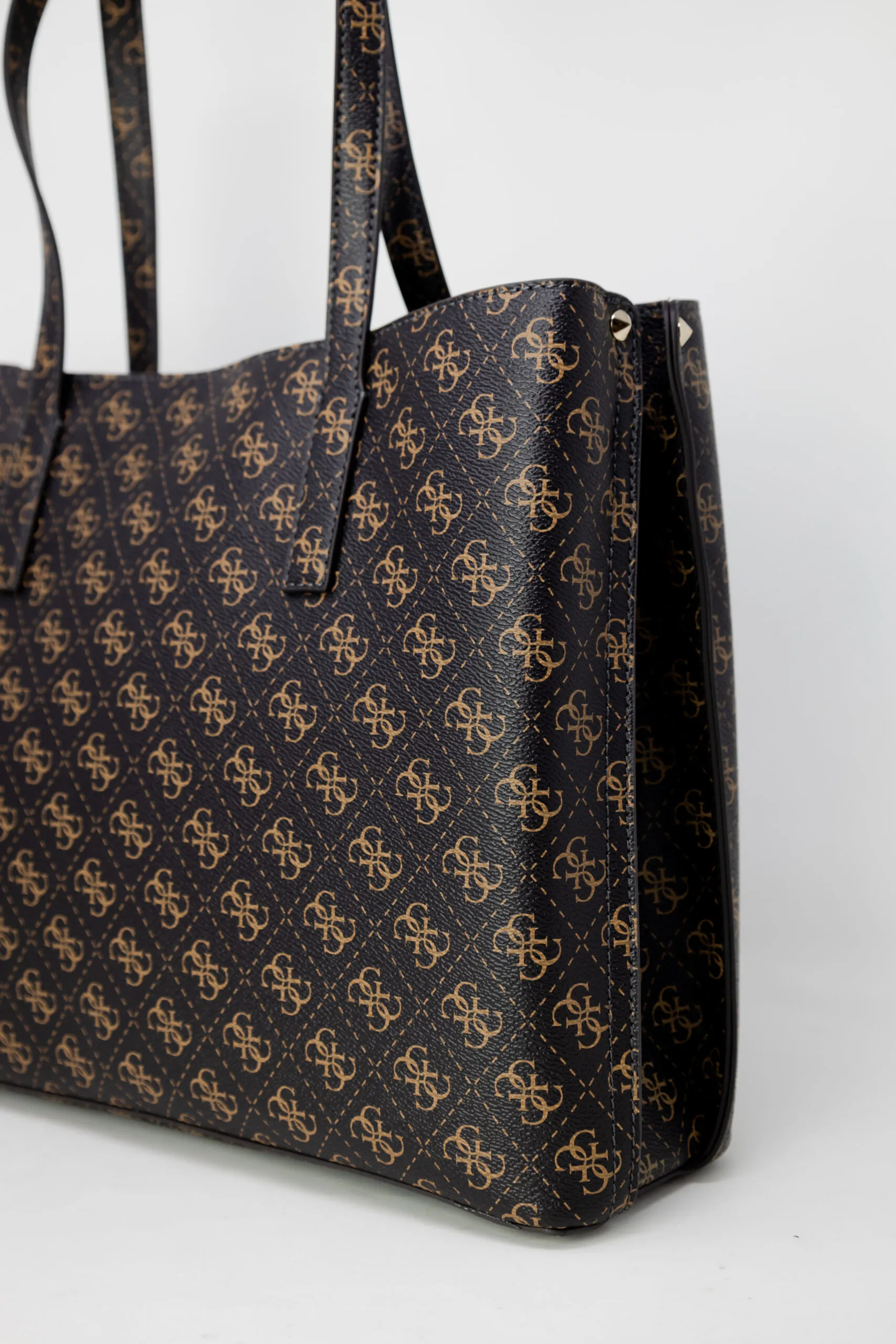 Borsa Guess MERIDIAN GIRLFRIEND TOTE Marrone