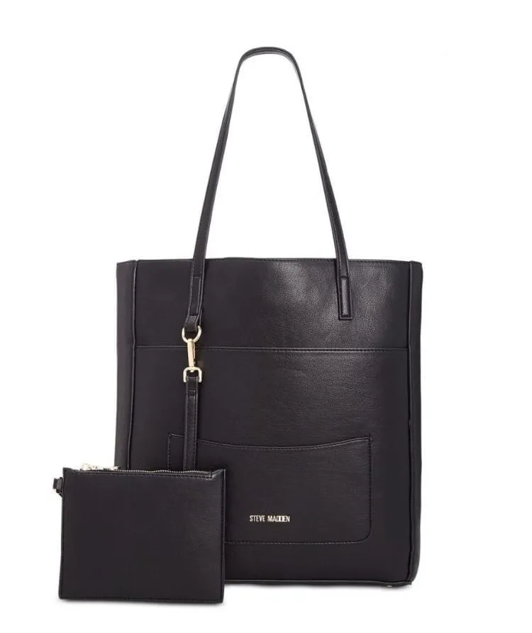BORSA STEVE MADDEN BKIMMY BLACK TOTE