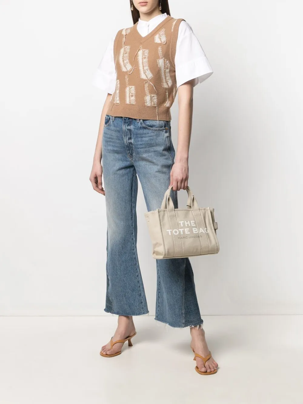 Borsa the mini tote in beige - donna