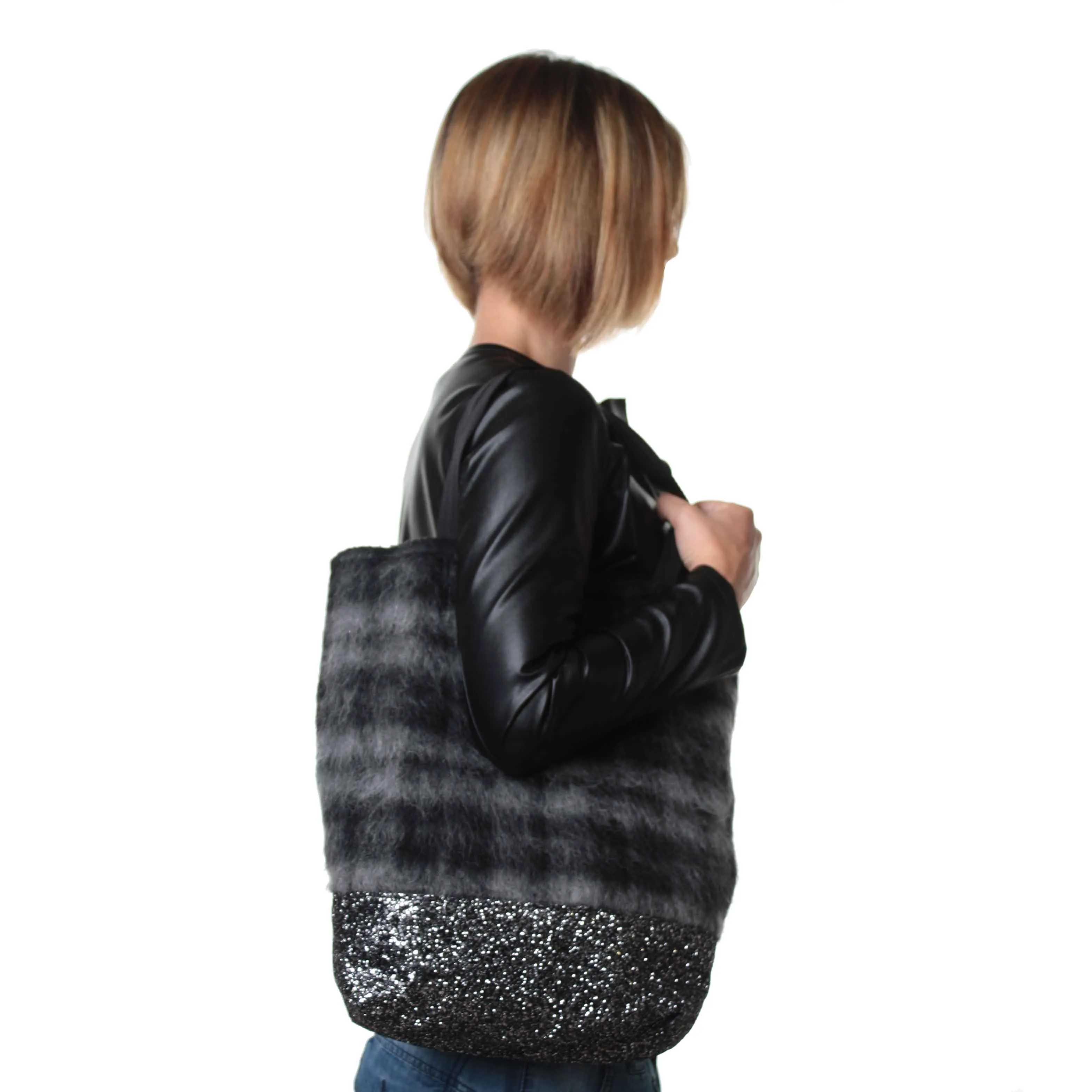 Borsa Tote Girl Bicolore
