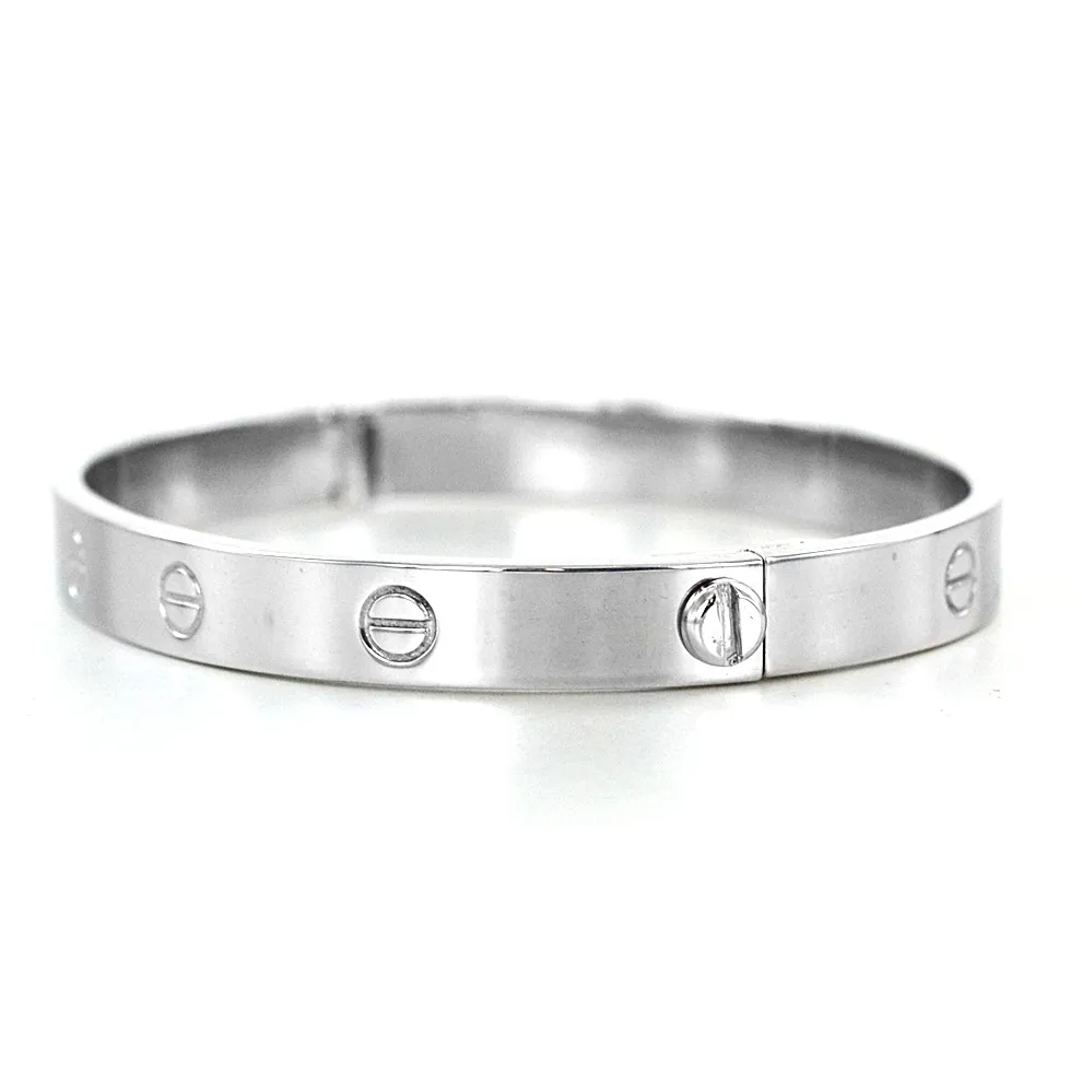 Bracciale con viti in argento da uomo
