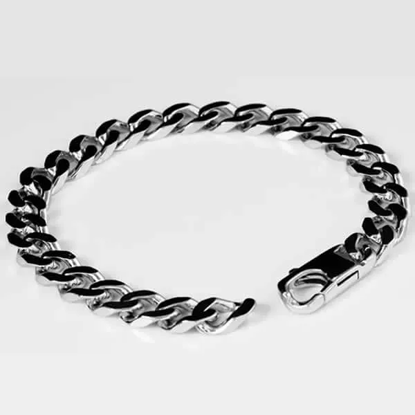 Bracciale Grumetta Quadrata 250 in Argento 925