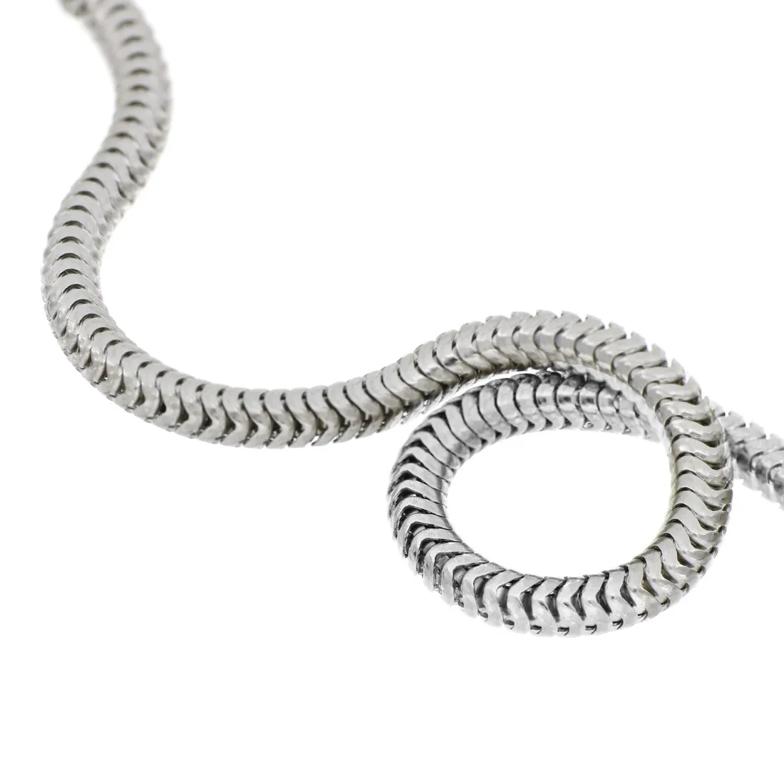 Bracciale snake uomo in argento