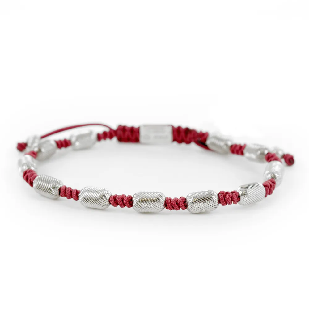Bracciale Zancan Uomo in argento e corda nautica Infinity EXB836-RB