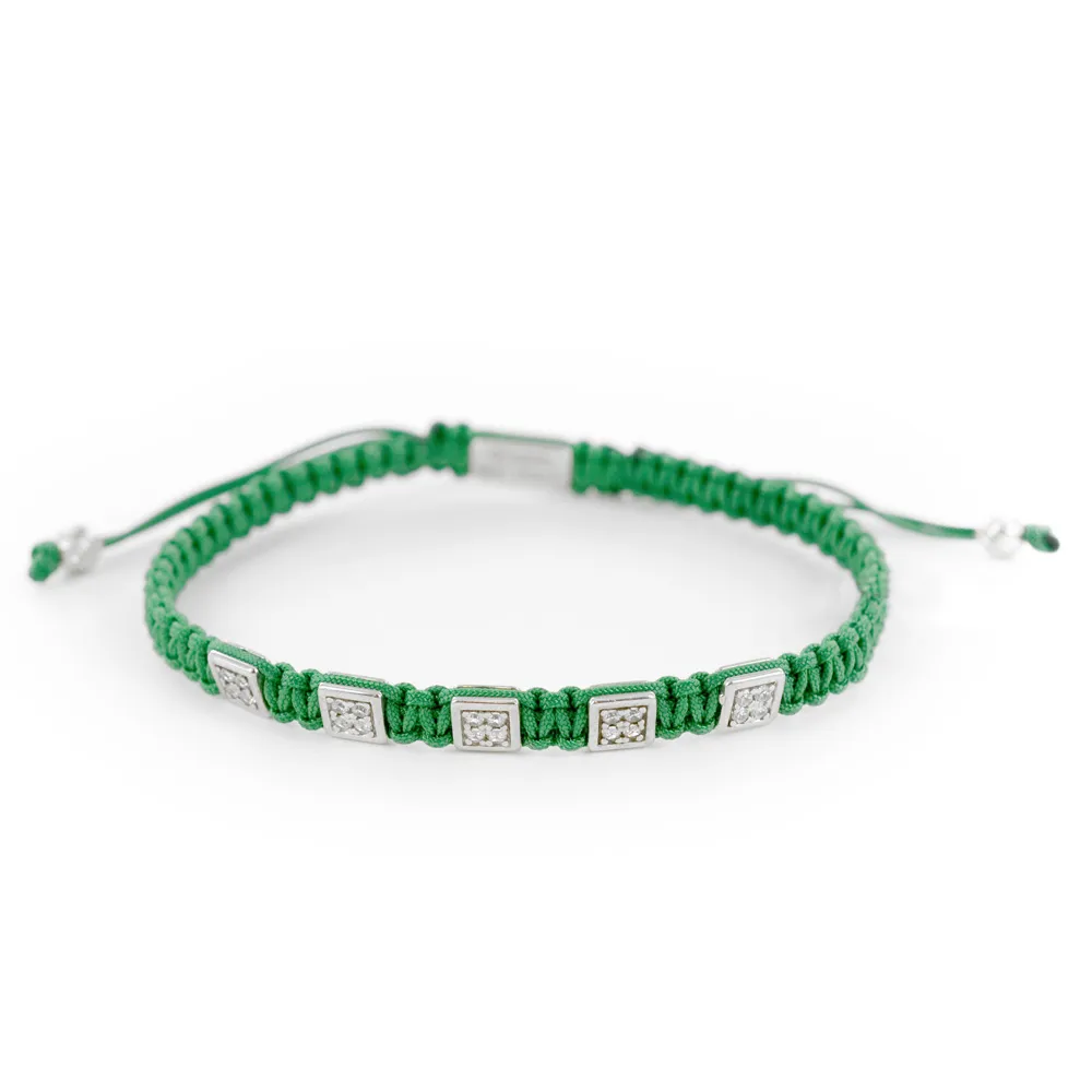 Bracciale Zancan Uomo in corda nautica e argento Infinity EXB853-VR