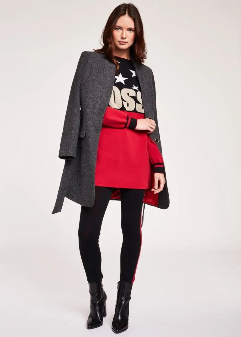 Cappotto con cintura