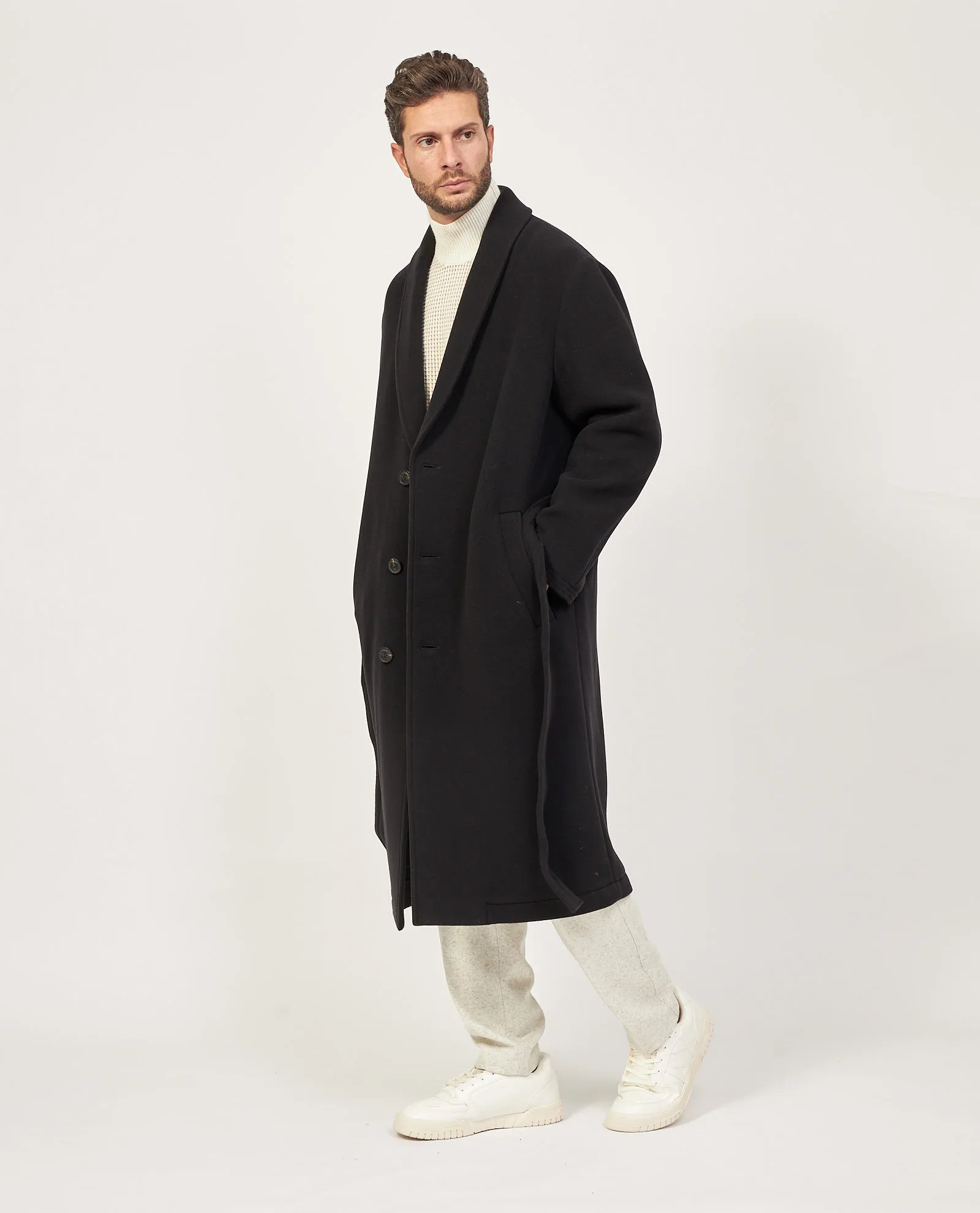 Cappotto Hugo Boss regular fit in misto lana