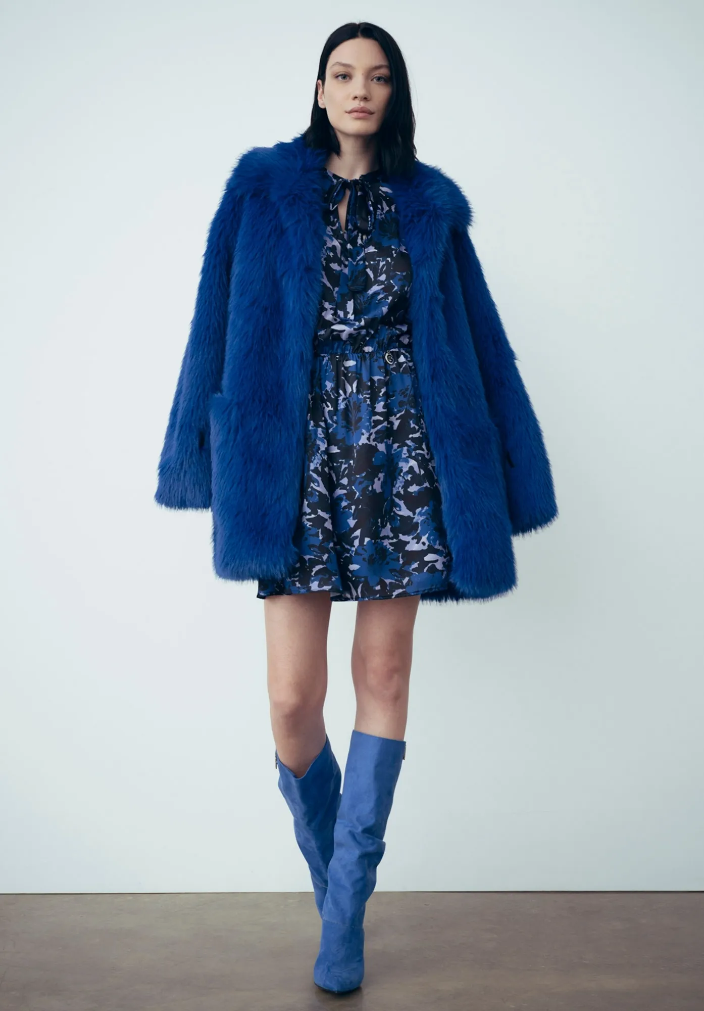 Cappotto In Ecofur Bluette  Gaëlle Paris