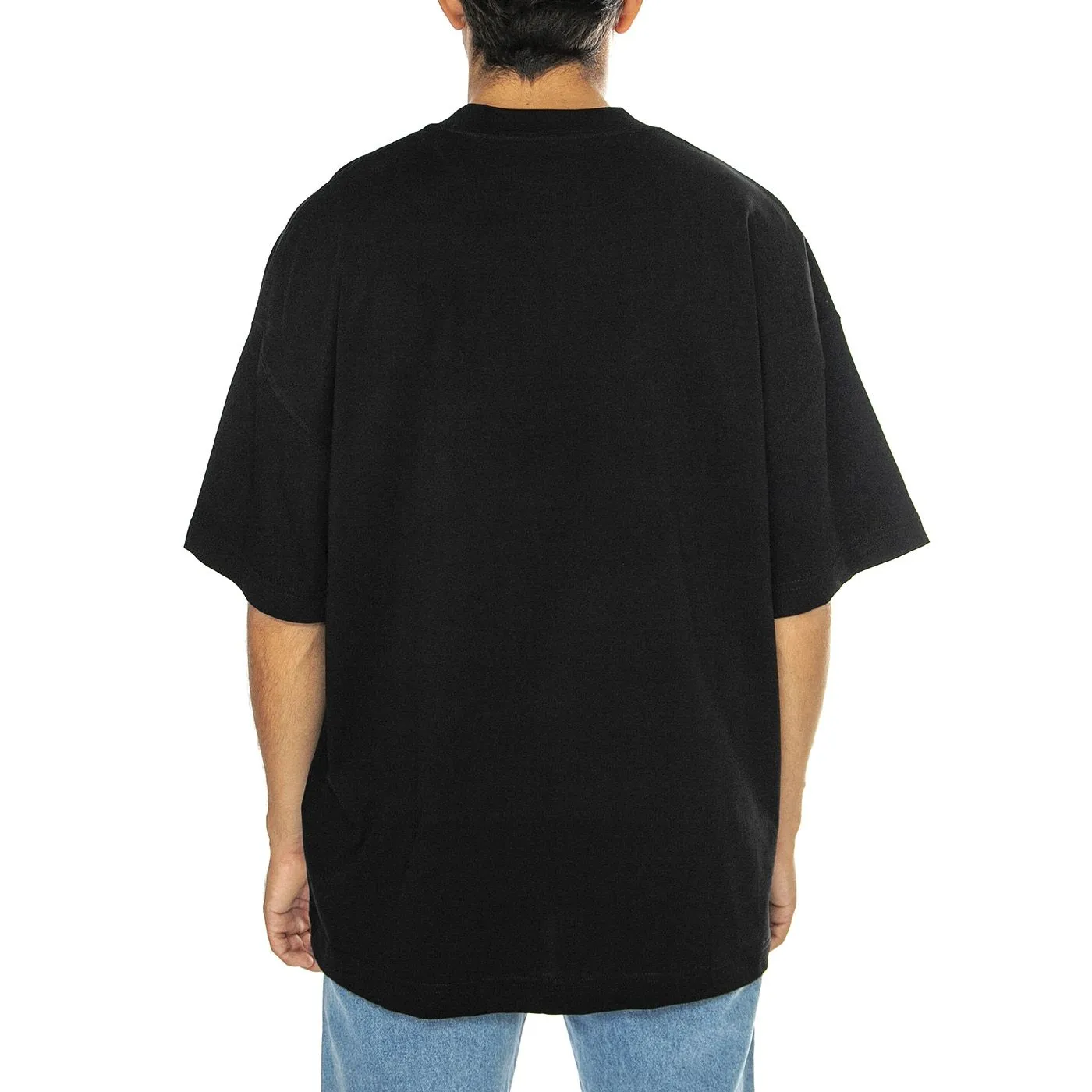 CARHARTT WIP S/S Signature Script T-Shirt Black / Wax - Maglietta Girocollo Uomo Nera    