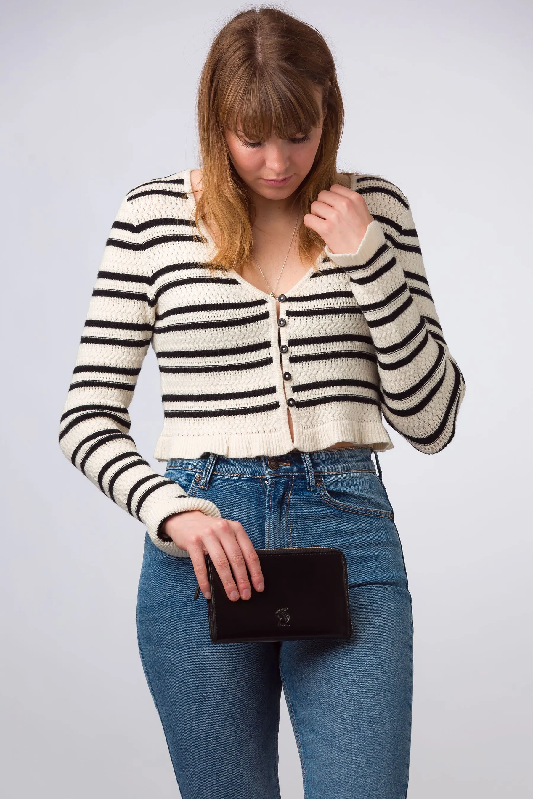 Conkca - Winnie - Pochette a tracolla in pelle con Borsa
