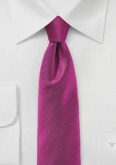 Cravatta fucsia righe