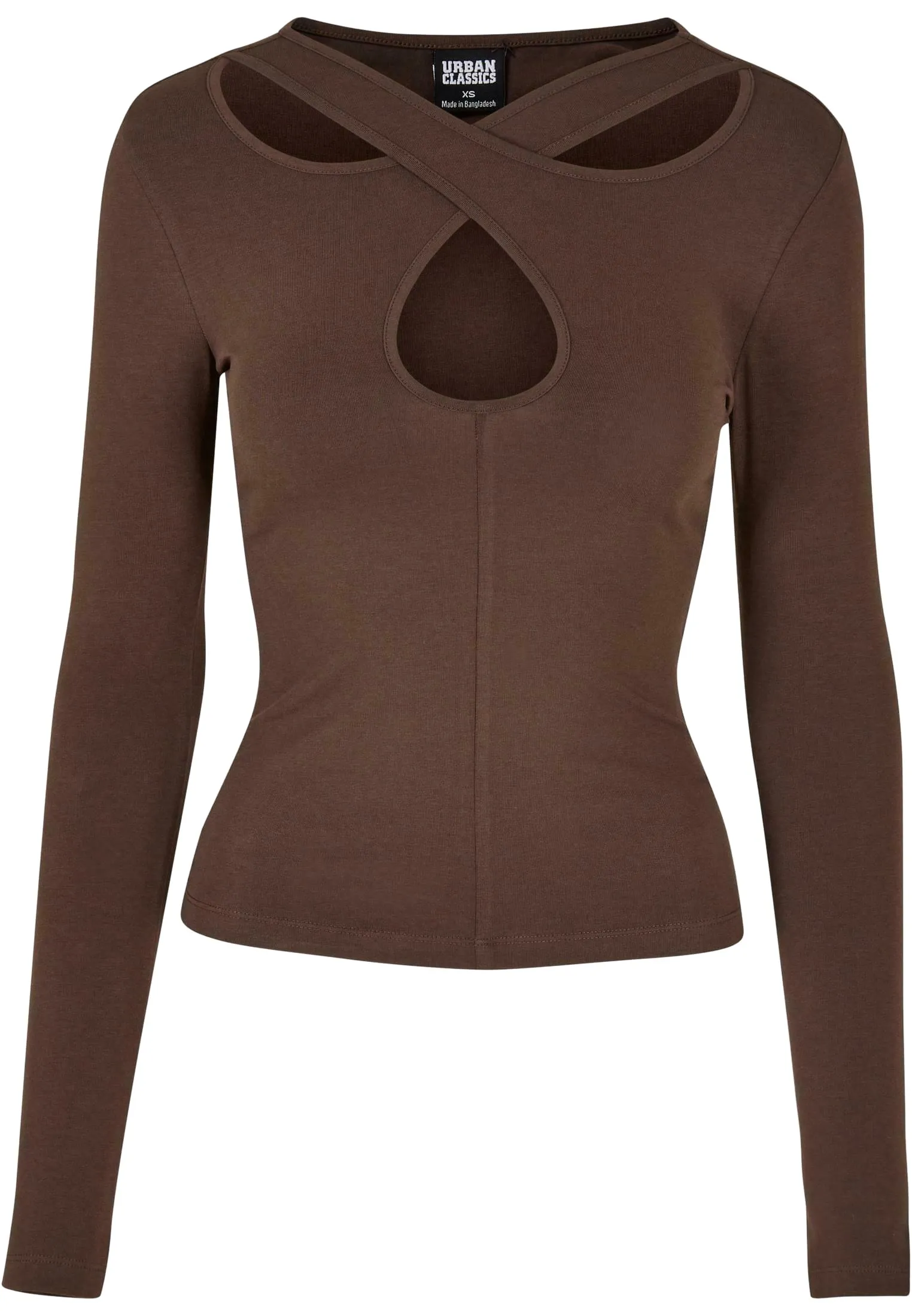 CROSSED CUT OUT LONGSLEEVE - Maglietta a manica lunga