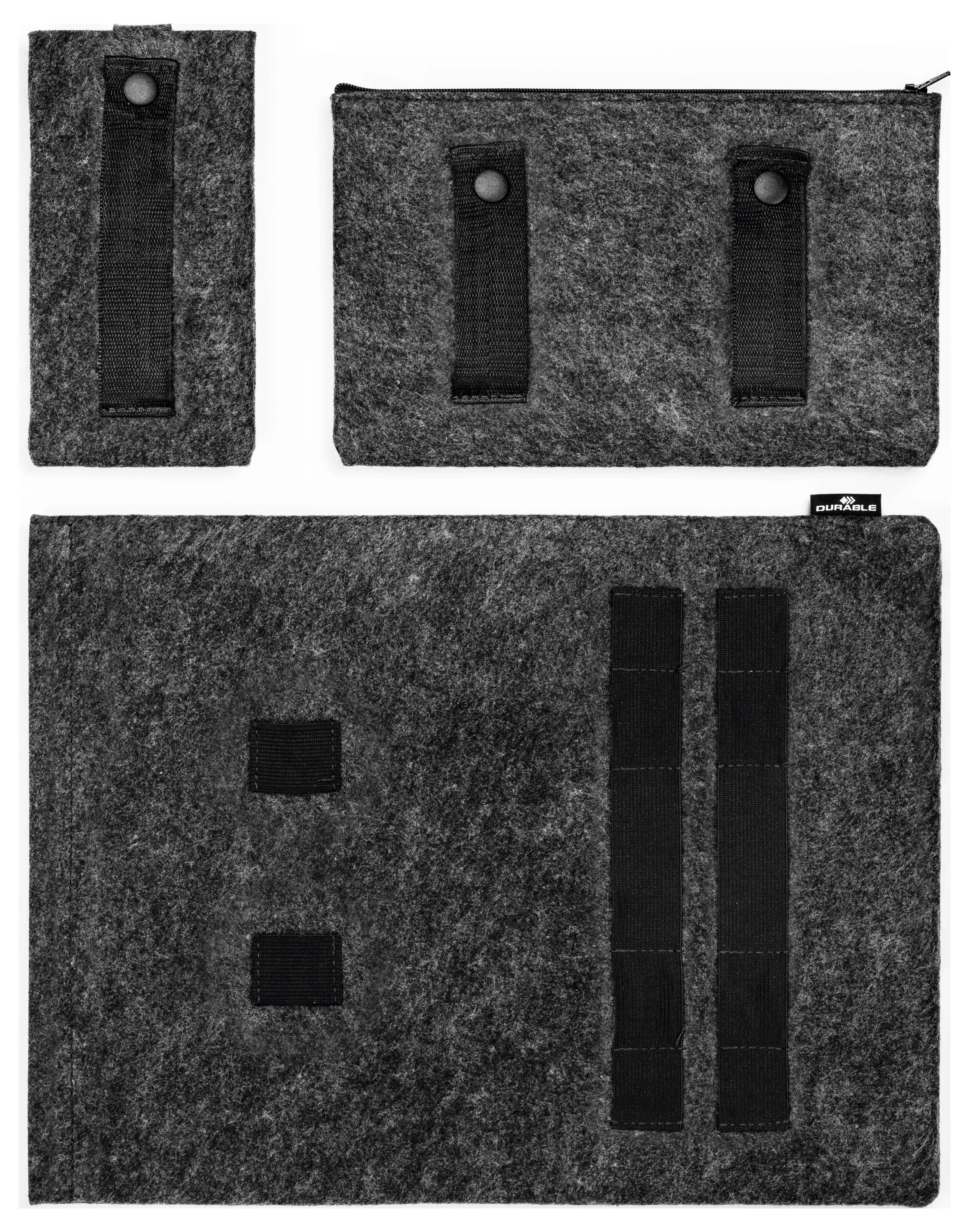 Custodia per Notebook Durable MultiBag EFFECT Adatto per massimo: 41,7 cm (16,4")  Antracite, Grigio