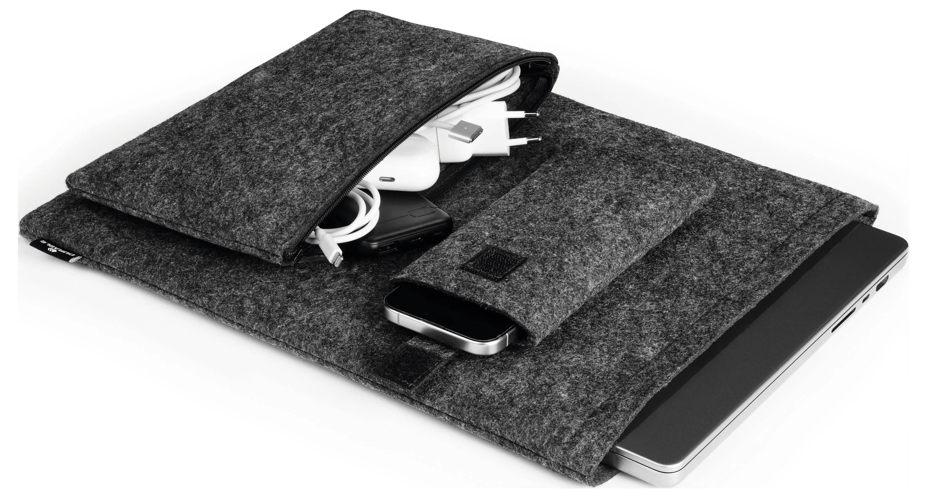 Custodia per Notebook Durable MultiBag EFFECT Adatto per massimo: 41,7 cm (16,4")  Antracite, Grigio