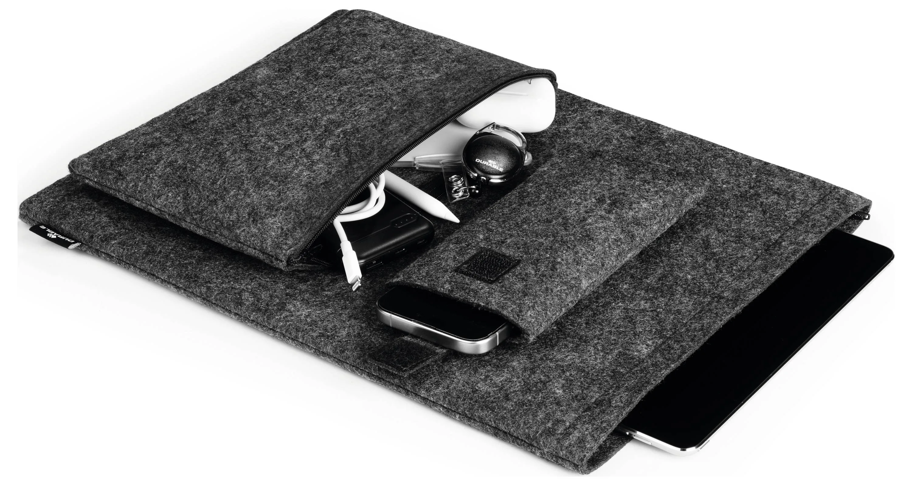 Custodia per Notebook Durable MultiBag EFFECT Adatto per massimo: 41,7 cm (16,4")  Antracite, Grigio