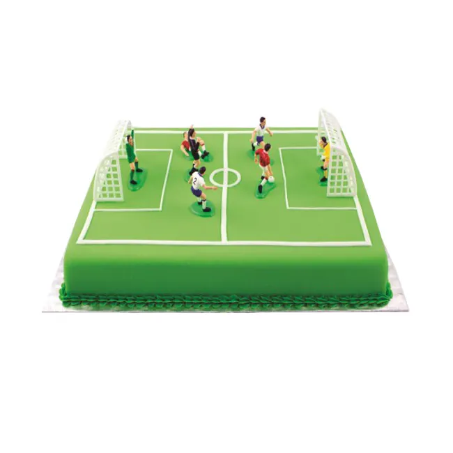 Decorazioni per torte di calcio con gol - PME - 9 pezzi