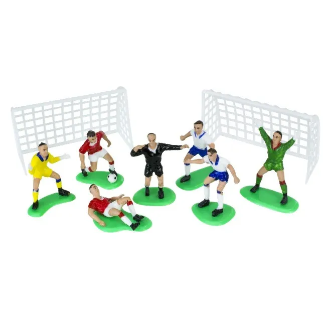 Decorazioni per torte di calcio con gol - PME - 9 pezzi