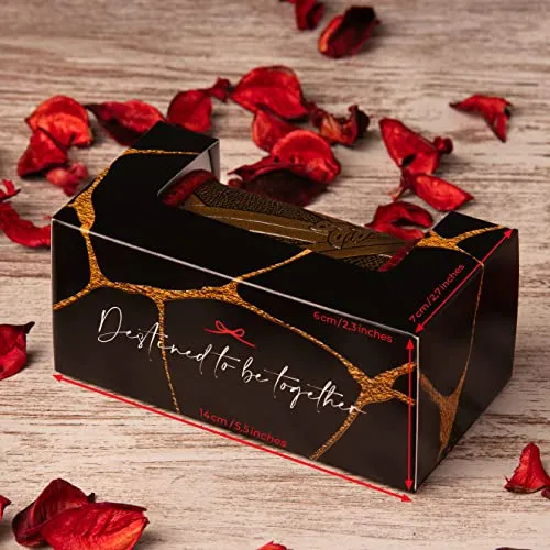 ELCORDONROJO Bracciali Coppia Filo Rosso del Destino, Idee Regalo Donna e Uomo, Fidanzato, Anniversario per Lui, Compleanno, San