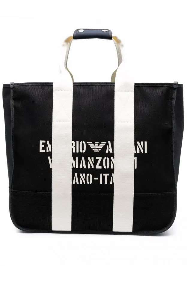 Emporio Armani Borsa Tote Con Stampa