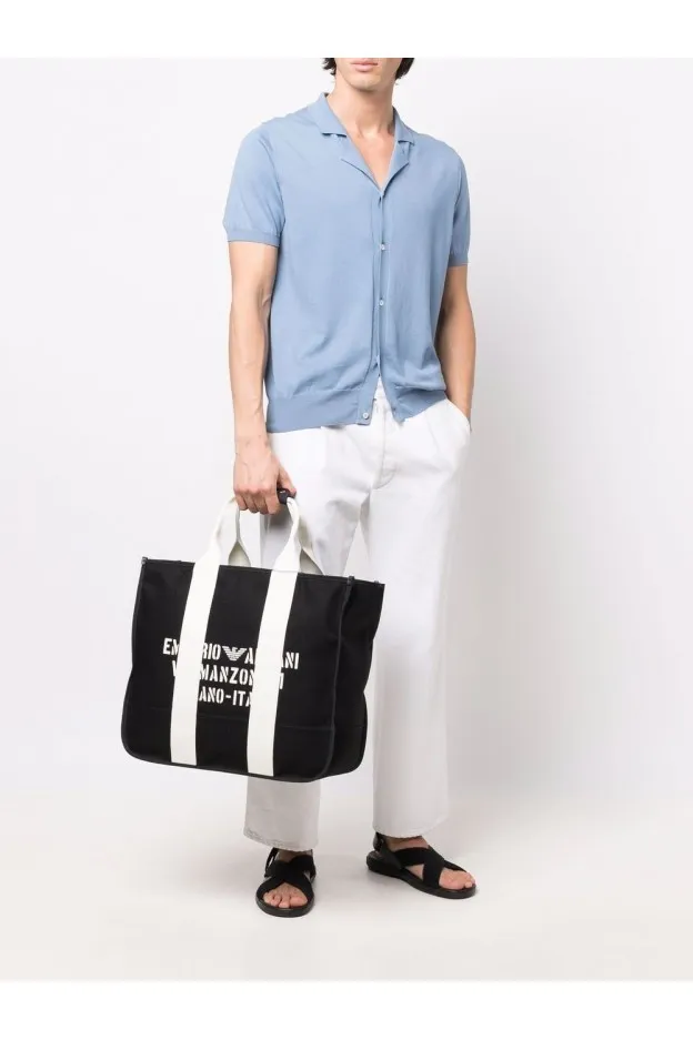 Emporio Armani Borsa Tote Con Stampa