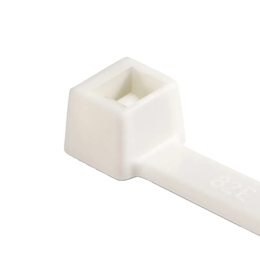 Fascette fermacavi HellermannTyton T50L in Poliammide 6.6 (PA66), 390mm x 4,6 mm, col. Bianco