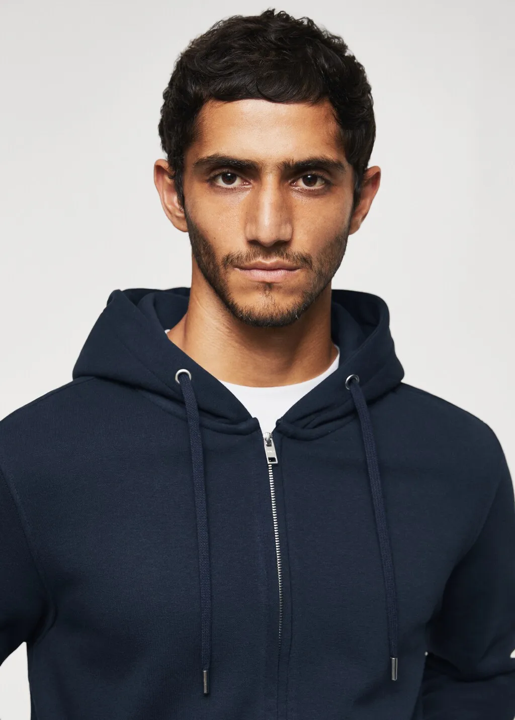 Felpa cotone zip