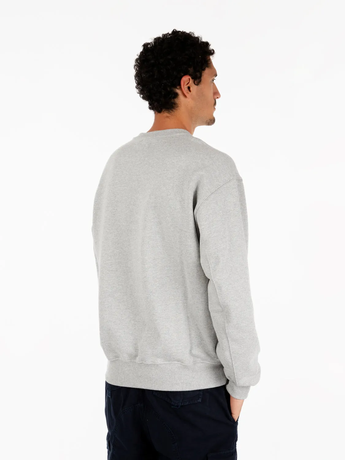 Felpa crewneck grigio