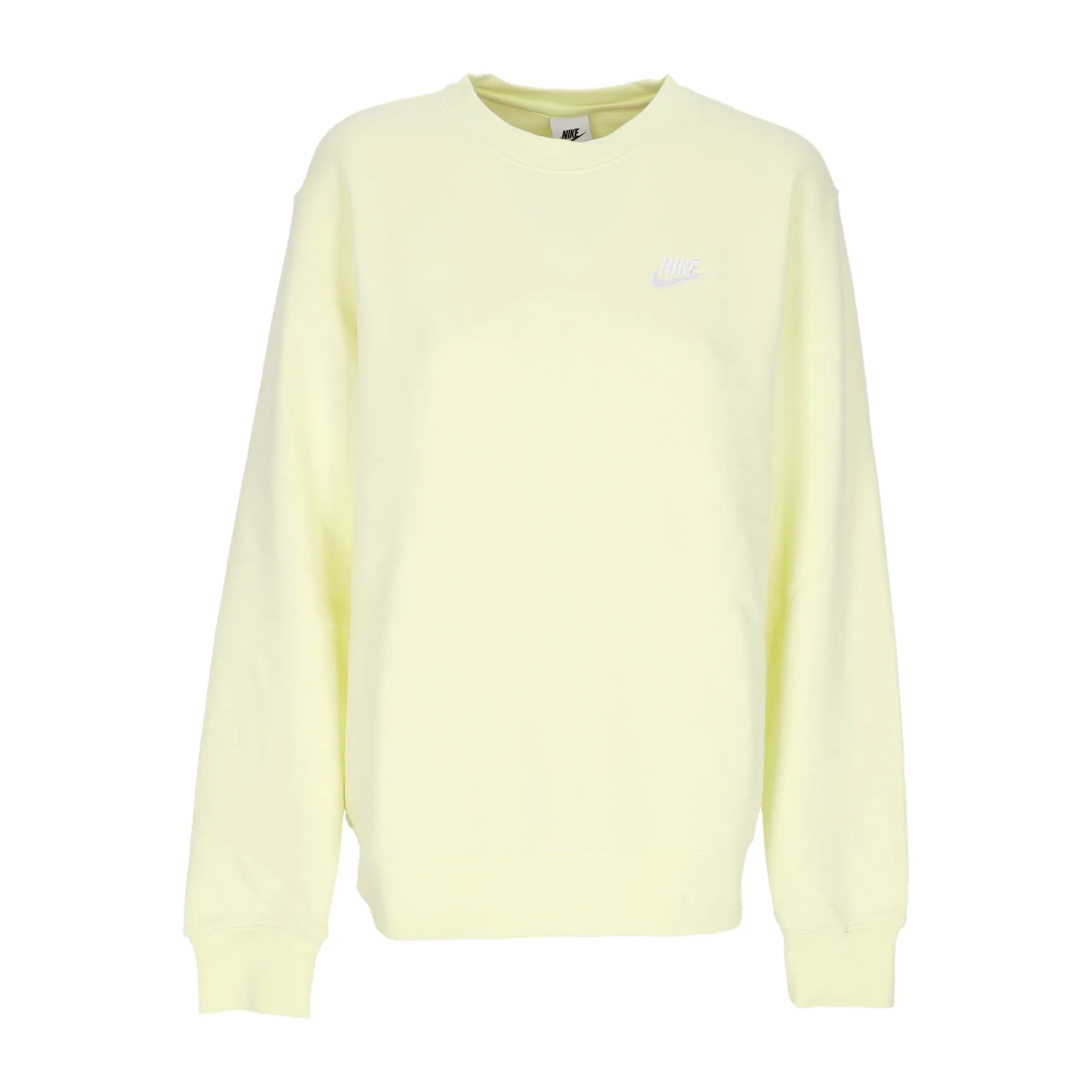 Felpa Girocollo Uomo Club Crew Bb Luminous Green/white