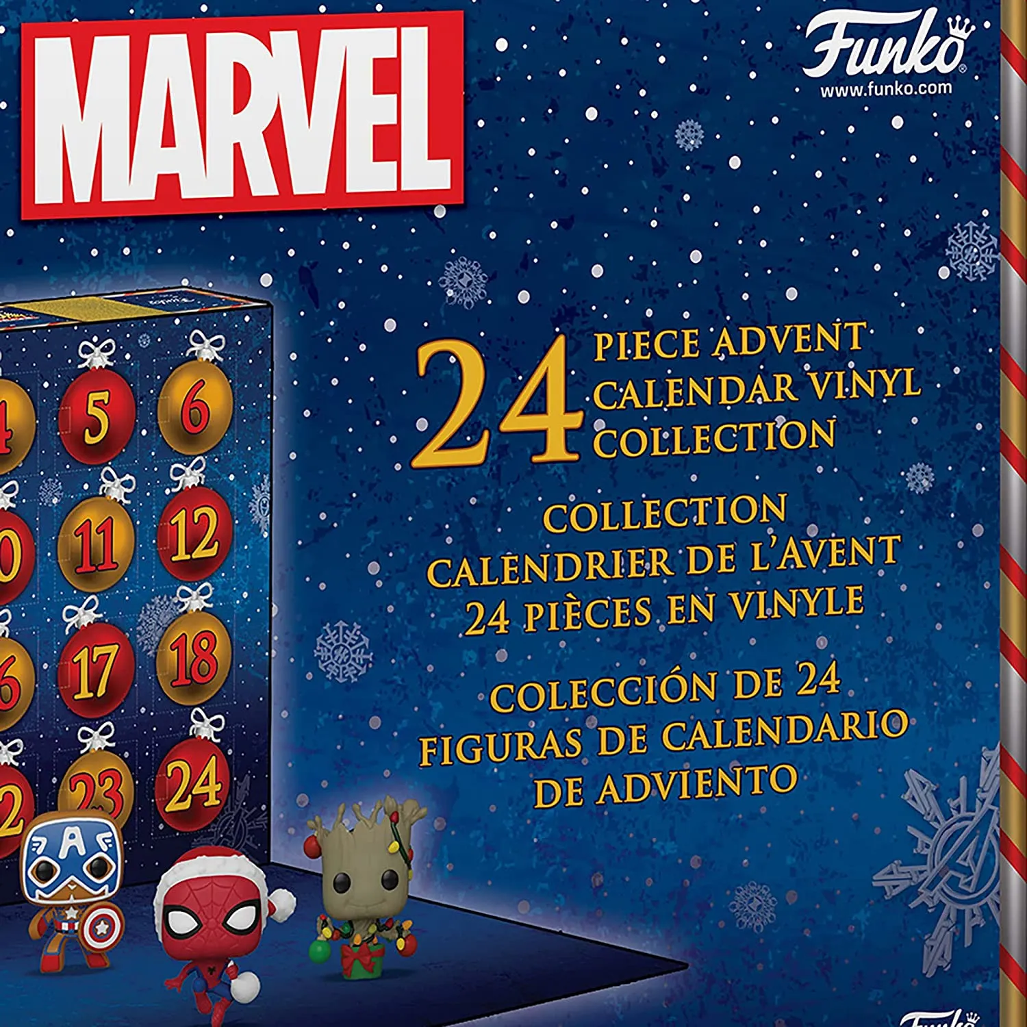 Funko POP Christmas Advent Calendar 2022: Marvel With 24 Days of Surprise Pocket POP! Figurine Giocattoli Calendario dell'Avvent