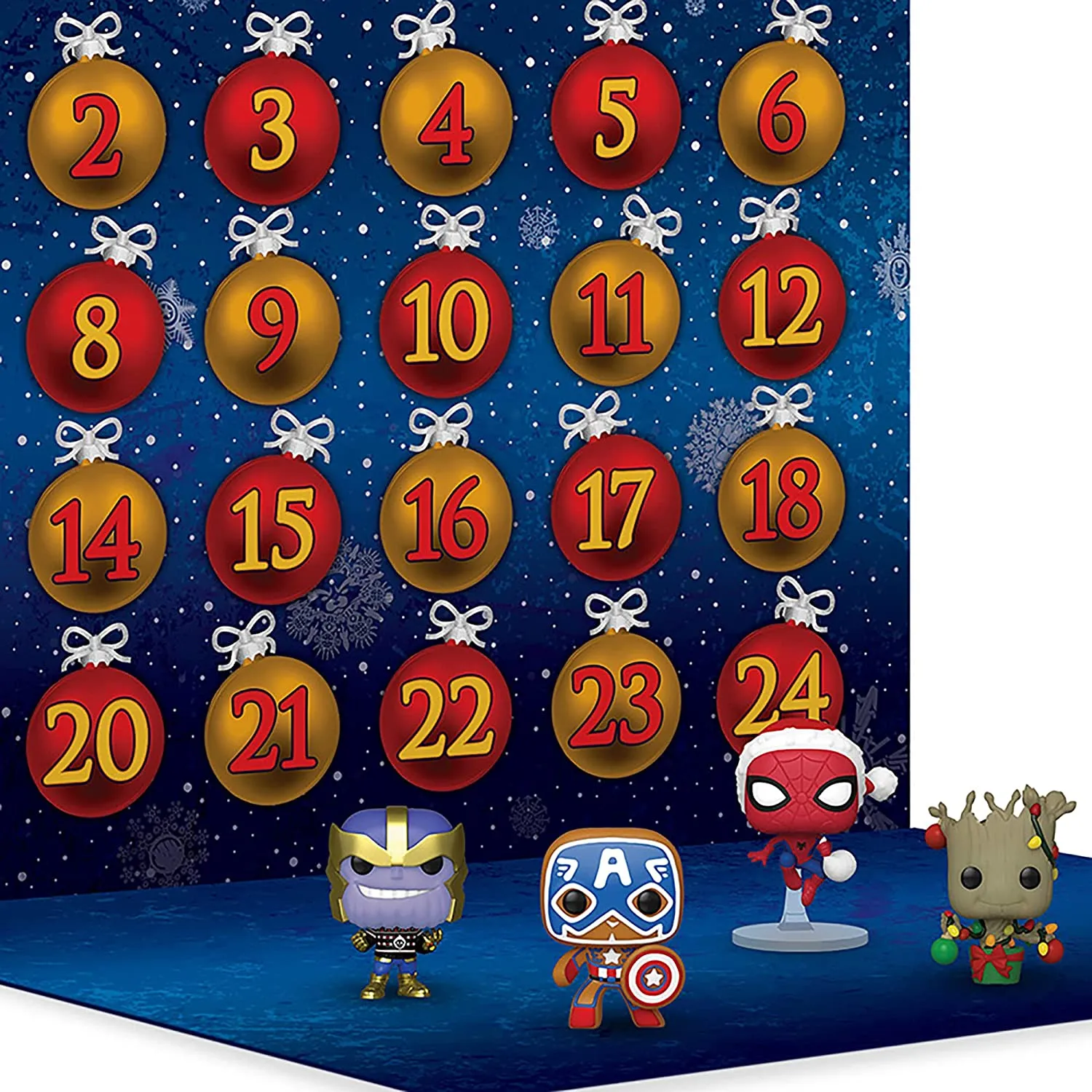 Funko POP Christmas Advent Calendar 2022: Marvel With 24 Days of Surprise Pocket POP! Figurine Giocattoli Calendario dell'Avvent