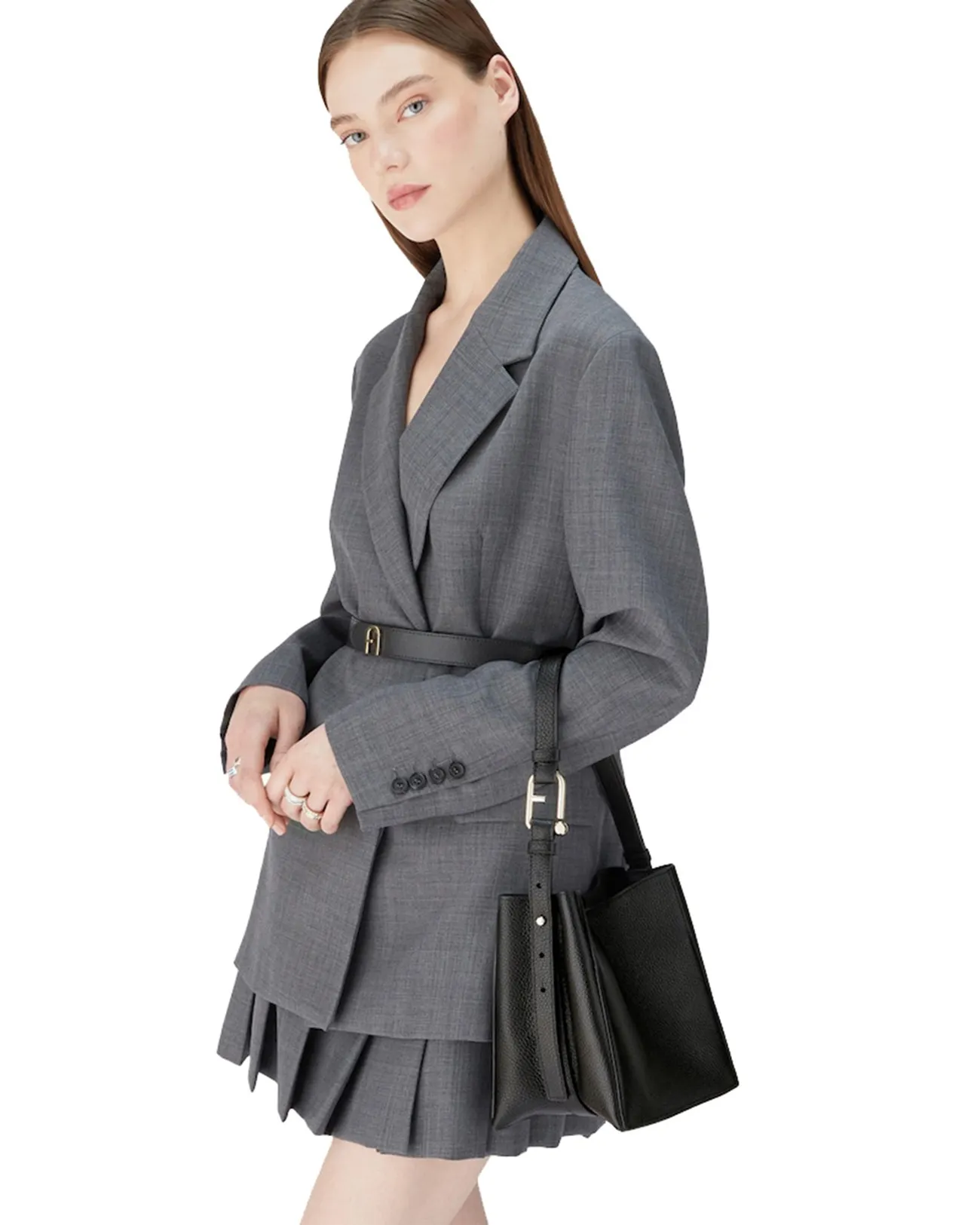 Furla - Borsa a secchiello in pelle Mini Nuvola | Studioarch.com