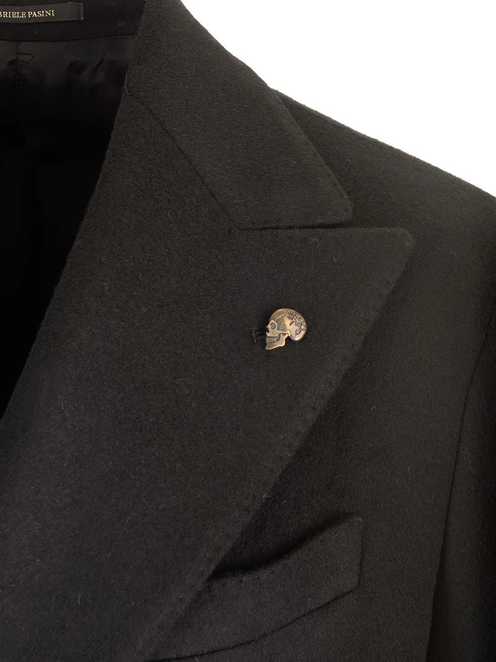   Gabriele Pasini  Cappotto doppio petto nero  