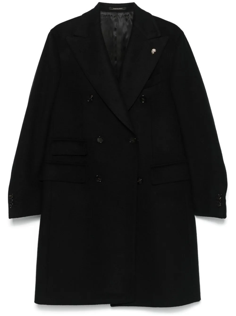   Gabriele Pasini  Cappotto doppio petto nero  