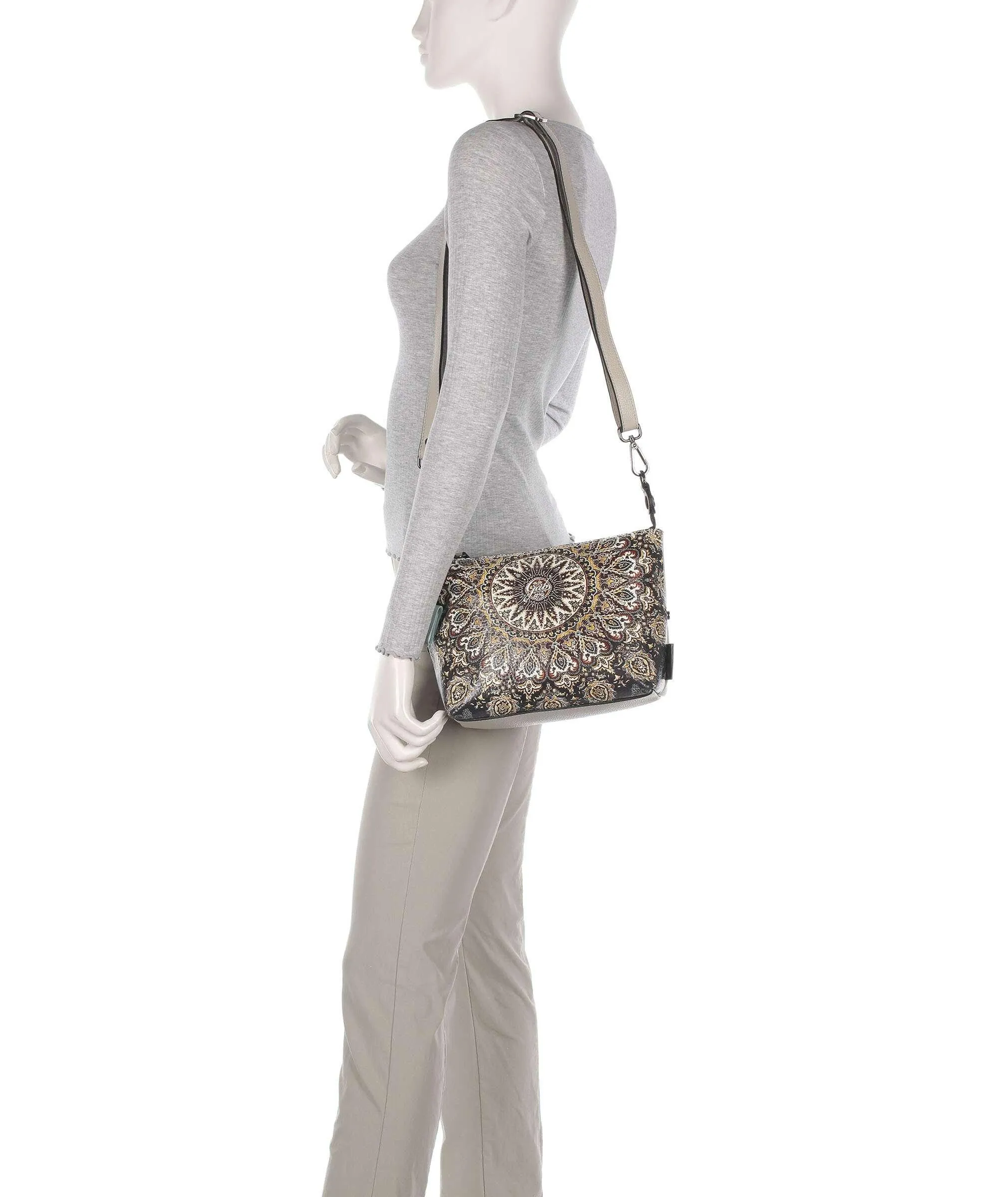  Gabs Funny M Borsa a tracolla pelle di vitello grana beige  