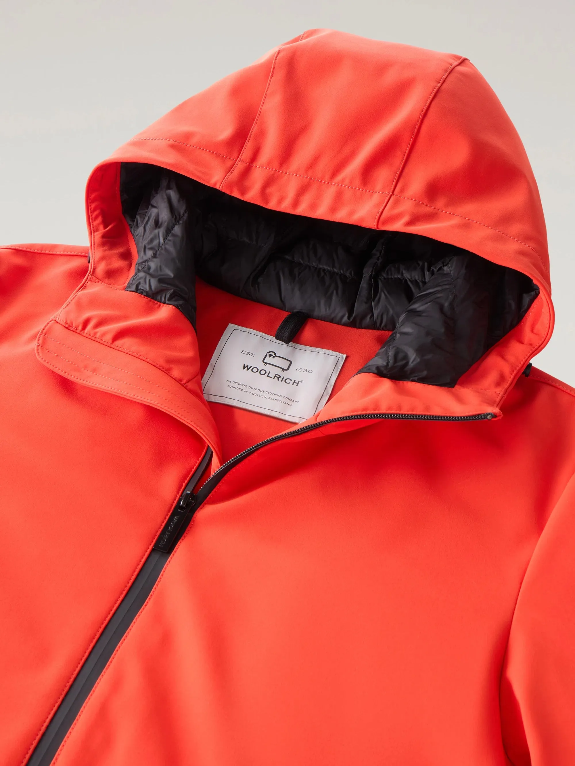 Giacca Antivento con Cappuccio Pacific Arancione