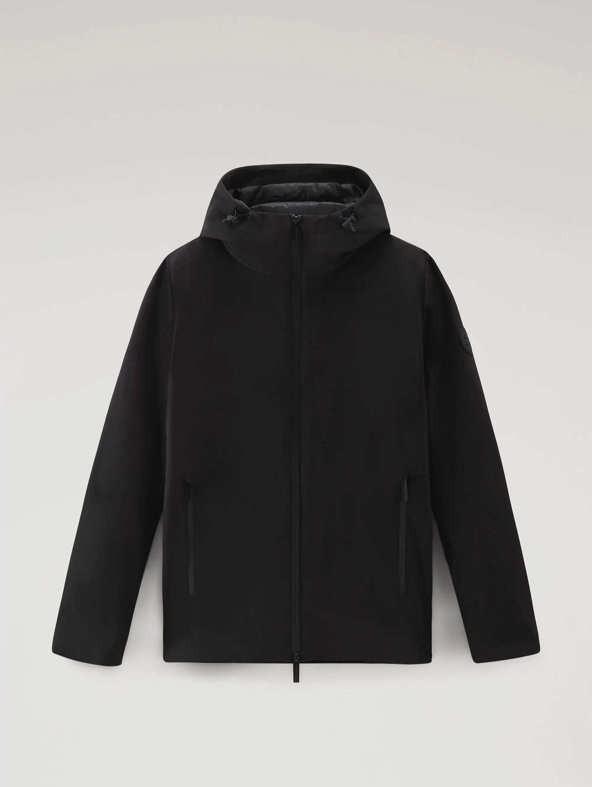 Giacca Antivento con Cappuccio Pacific Nero