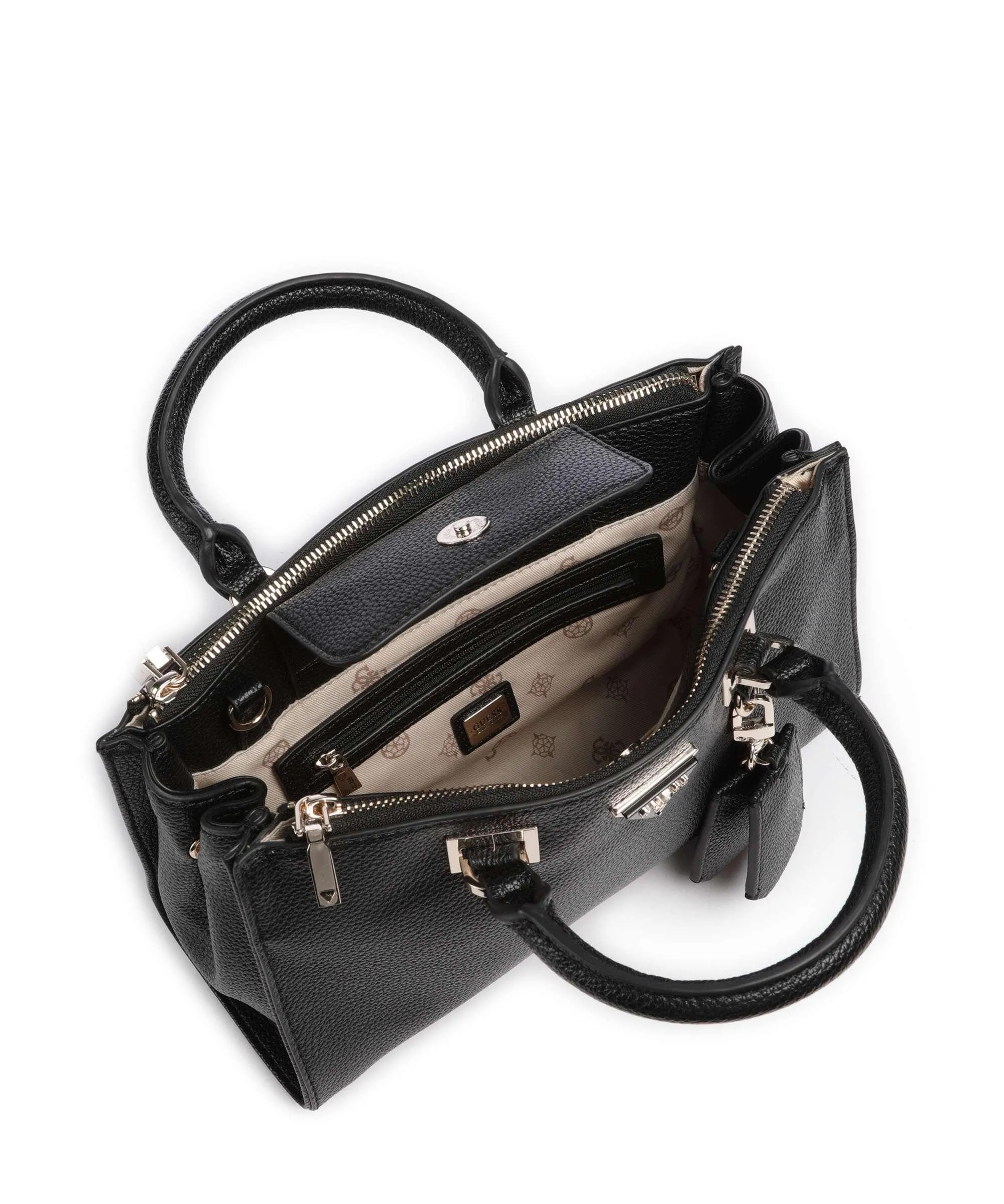  Guess Cresidia Borsa a mano pelle sintetica nero  