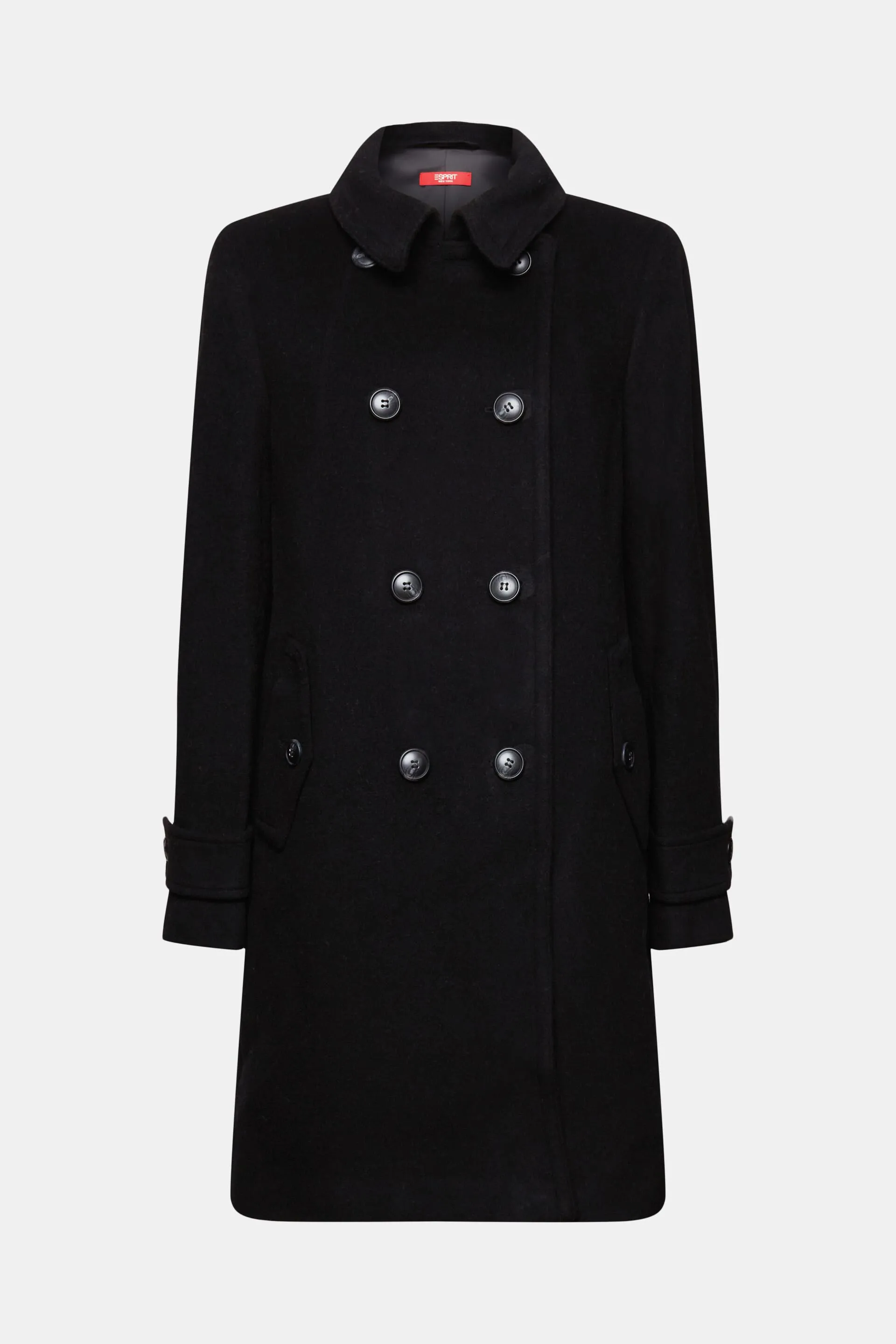 In materiale riciclato: cappotto in misto lana con cashmere